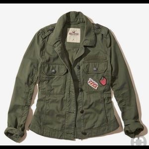 Hollister olive green jacket